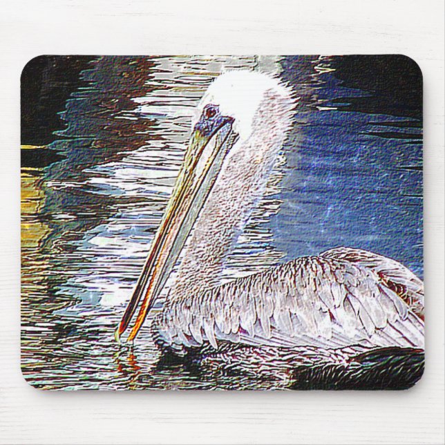 Pelikane Liebe_ Mousepad (Vorne)
