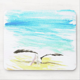 Pelikane Stretching-Flügel Mousepad