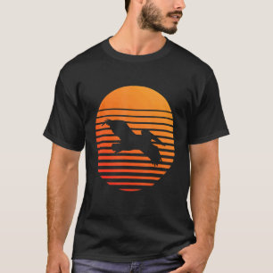 Pelikanische Schattensonde-Silhouette vor einer So T-Shirt