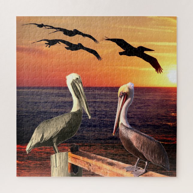 Pellican-Vogel-Puzzle Puzzle (Vertikal)