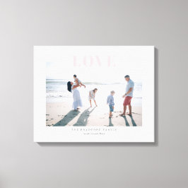 Pellrosa Big Liebe Memory Event Foto Canvas Print Leinwanddruck