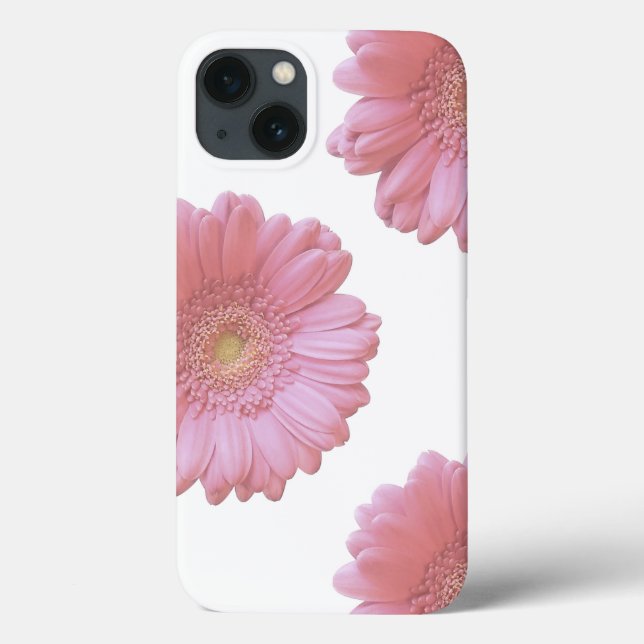 Pellrosa Gänseblümchen-Gehäuse Case-Mate iPhone Hülle (Rückseite)