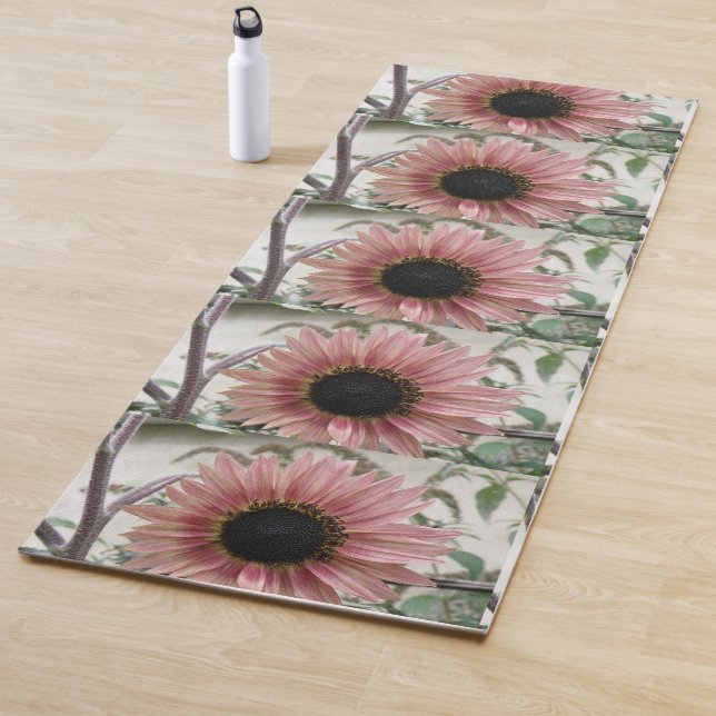 Pellrosa Sonnenblume Yogamatte (Beispiel)
