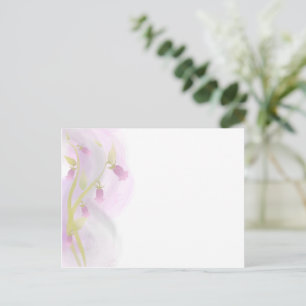 Pellrosa Watercolor Wash Postkarte