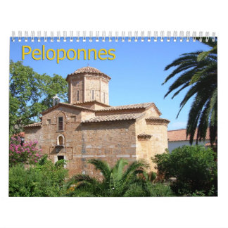 PELOPONEN, Griechenland-Mauerkalender Kalender