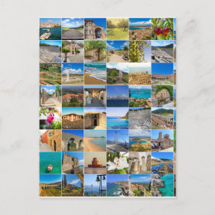 Peloponnes Griechenland Postcard Set - Landschaftl Postkarte