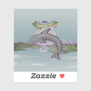 Pelorus Jack Risso-Dolphin Aufkleber