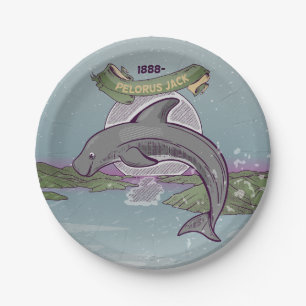 Pelorus Jack Risso-Dolphin Pappteller
