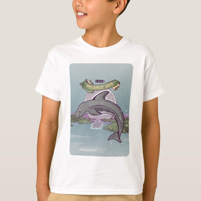 Pelorus Jack Risso-Dolphin T-Shirt (Vorderseite)