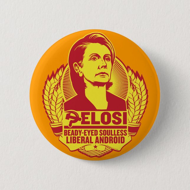 Pelosi Knopf Button (Vorderseite)