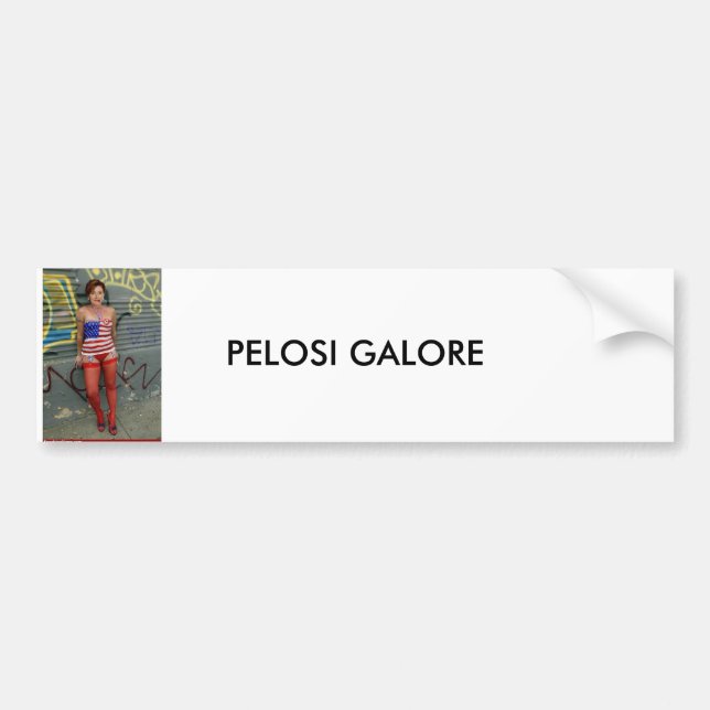 PELOSI REICHLICH AUTOAUFKLEBER (Vorne)