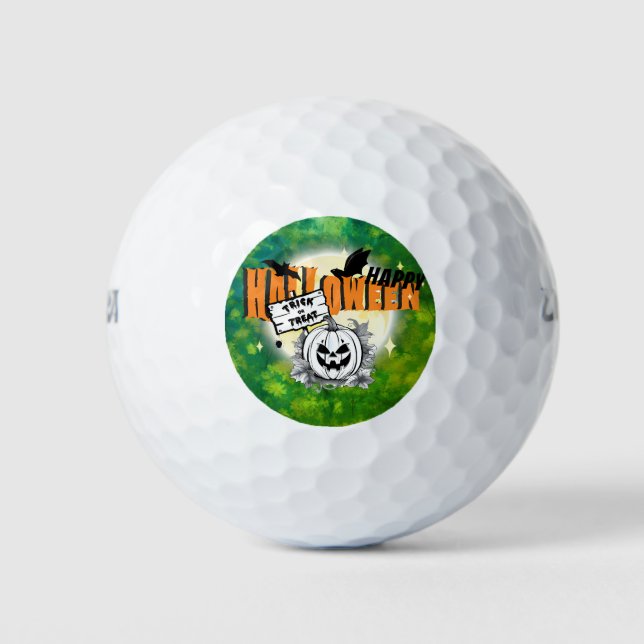 Pelotas de golf halloween golfball (Vorderseite)