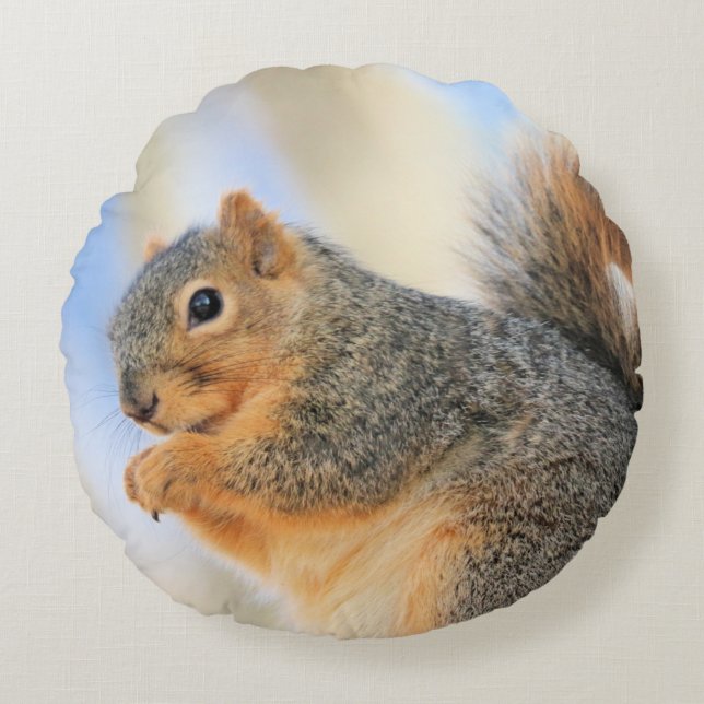 Pelotball Rundes Kissen (Vorderseite)