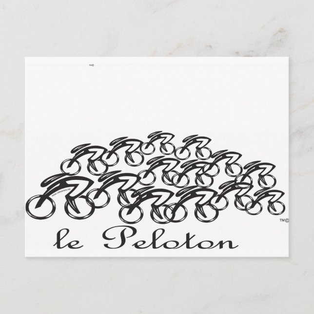 Peloton Postkarte (Vorderseite)
