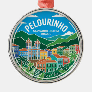 Pelourinho Brasilien Ornament Aus Metall