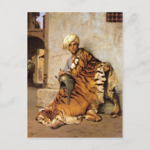 Pelt Merchant von Kairo von Jean-Leon Gerome Postkarte
