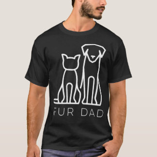 Pelter Vater Pet Lover Katze Dog Vater Ehemann Son T-Shirt