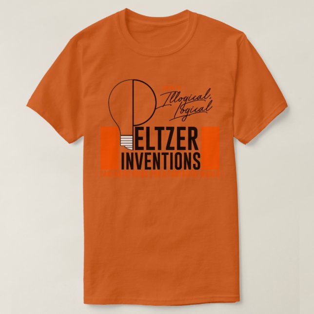 Peltzer-Erfindungen T-Shirt (Design vorne)