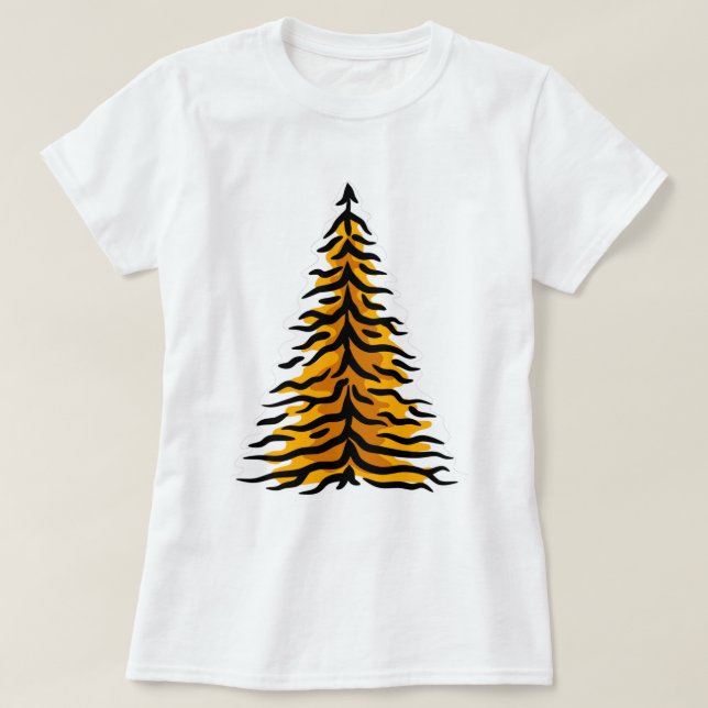 Pelz-Baum T-Shirt (Design vorne)