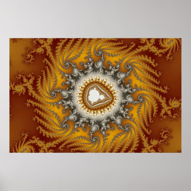 Pelz - Fraktal-Poster Poster (Vorne)