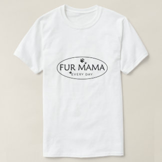 Pelz Mama Shirt, Hund Mama, Mama Paw, Katze Mama,  T-Shirt