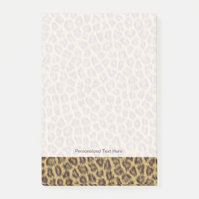 Pelzbeschaffenheit Post-it Klebezettel (Vorderseite)