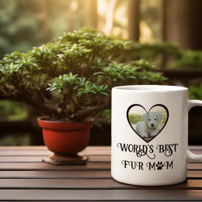 Pelze Mama Hund Foto Kaffeetasse (Von Creator hochgeladen)