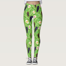 Pelzen und Särge Halloween Leggings