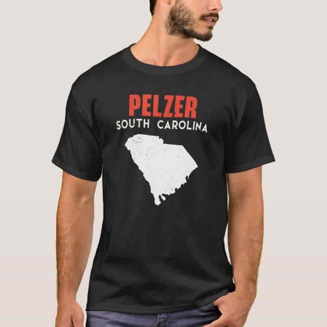 Pelzer South Carolina USA State America Travel T-Shirt (Vorderseite)