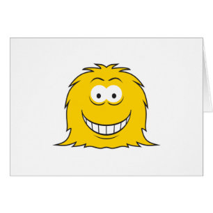 Pelziges Monster-Gesicht