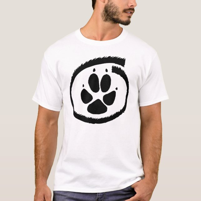 Pelzinnere (Fox-Tatze) T-Shirt (Vorderseite)