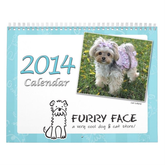 Pelzkalender des gesichts-2014 kalender (Titelbild)