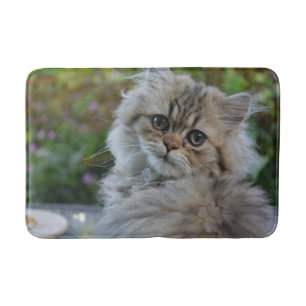 Pelzkatze Badematte
