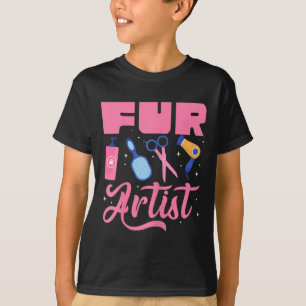 Pelzkünstler Hund Hundefriseur Pflege Haustier Wel T-Shirt