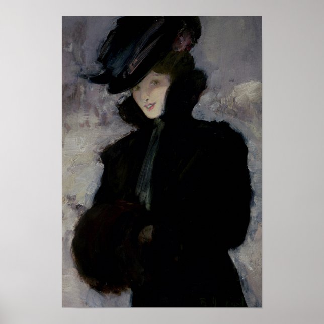 Pelzmütze Poster (Vorne)