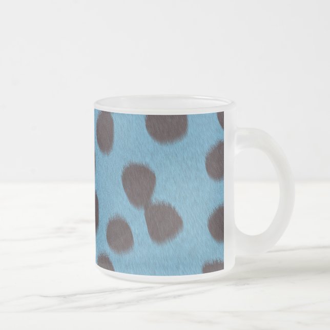 Pelztextur von Cheetah Mattglastasse (Rechts)