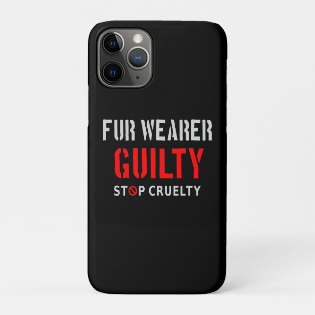 Pelzträger schuldig Case-Mate iPhone hülle (Rückseite)