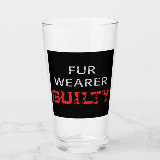 Pelzträger schuldig glas (Vorderseite)