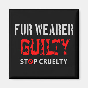 Pelzträger schuldig magnet