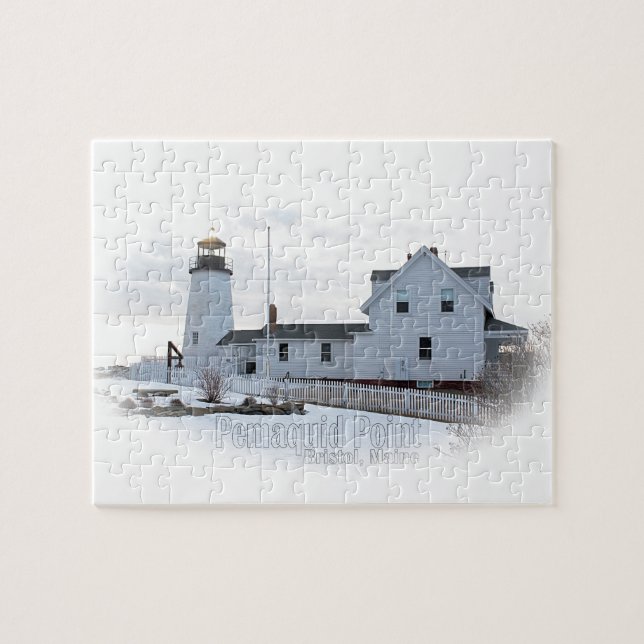 Pemaquid Leuchtturm Puzzle (Horizontal)