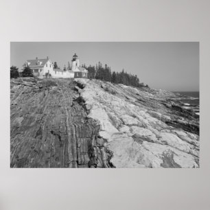 Pemaquid Point Leuchtturmstation Poster