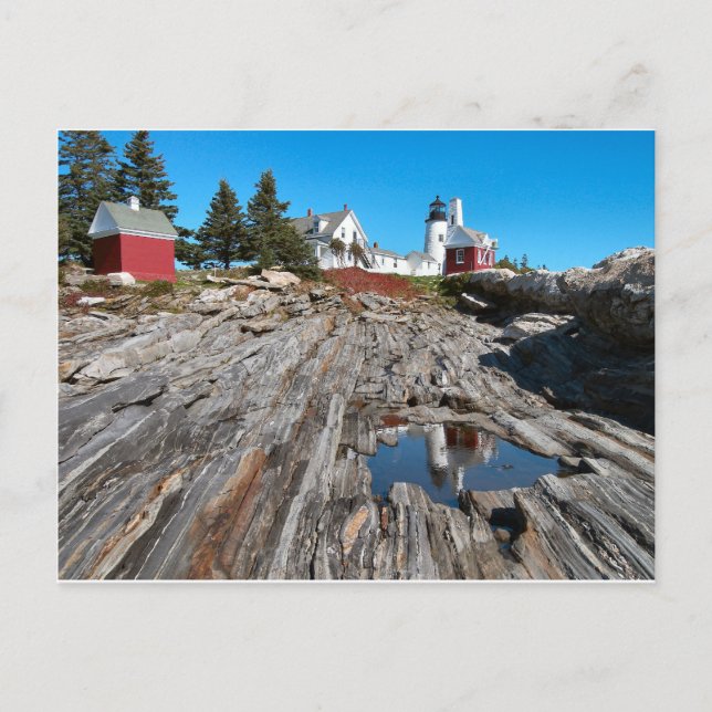 Pemaquid Point Light Postkarte (Vorderseite)
