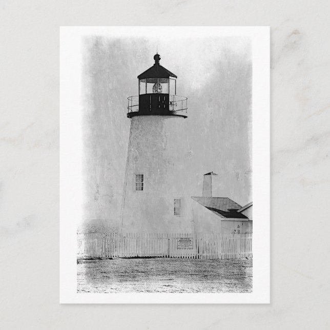 Pemaquid Point Lighthouse in Maine Postkarte (Vorderseite)
