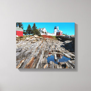 Pemaquid Point Lighthouse, Maine Leinwanddruck