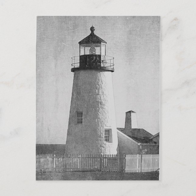 Pemaquid Point Lighthouse Maine Postkarte (Vorderseite)