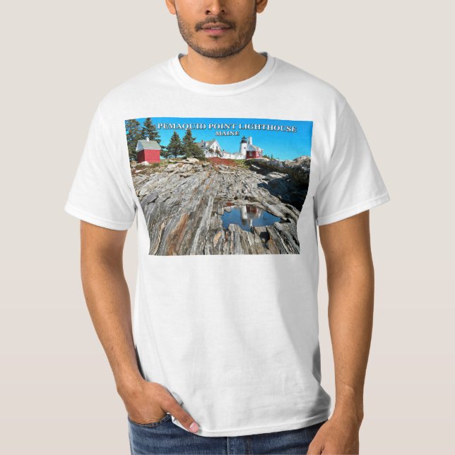 Pemaquid Point Lighthouse, Maine T-Shirt (Vorderseite)