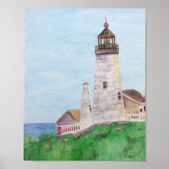 Pemaquid Point Lighthouse Poster (Vorne)