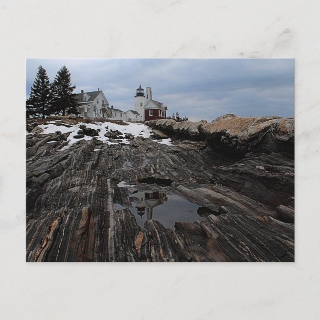 Pemaquid Point Lighthouse Postkarte (Vorderseite)