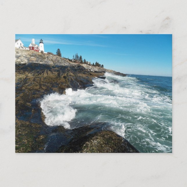 Pemaquid Point Lighthouse Postkarte (Vorderseite)