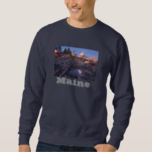 Pemaquid Punkt-Leuchtturm auf der Küste von Maine Sweatshirt